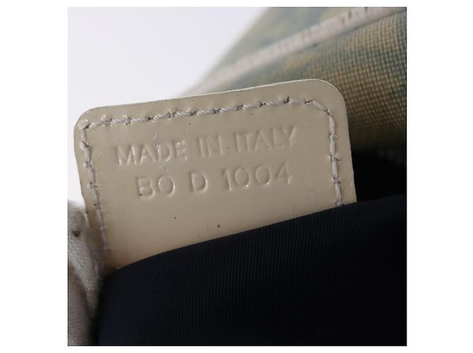 Sac à bandoulière Christian Dior Trotter Canvas PVC Bleu Clair Argent Auth BA14424 Argenté - vue 12
