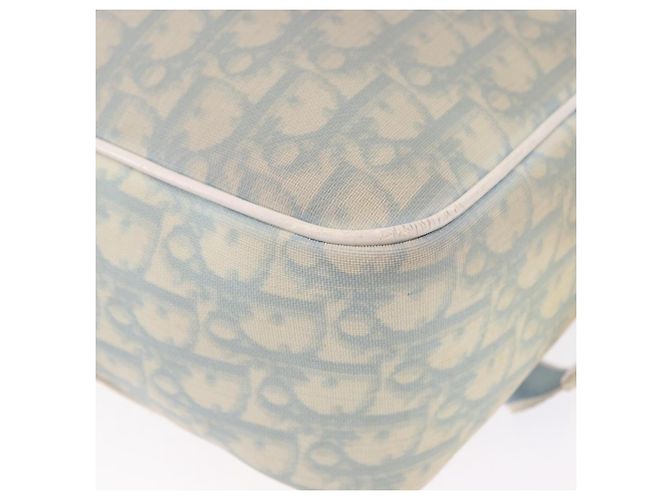 Sac à bandoulière Christian Dior Trotter Canvas PVC Bleu Clair Argent Auth BA14424 Argenté - vue 18
