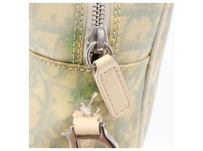 Sac à bandoulière Christian Dior Trotter Canvas PVC Bleu Clair Argent Auth BA14424 Argenté - vue 19