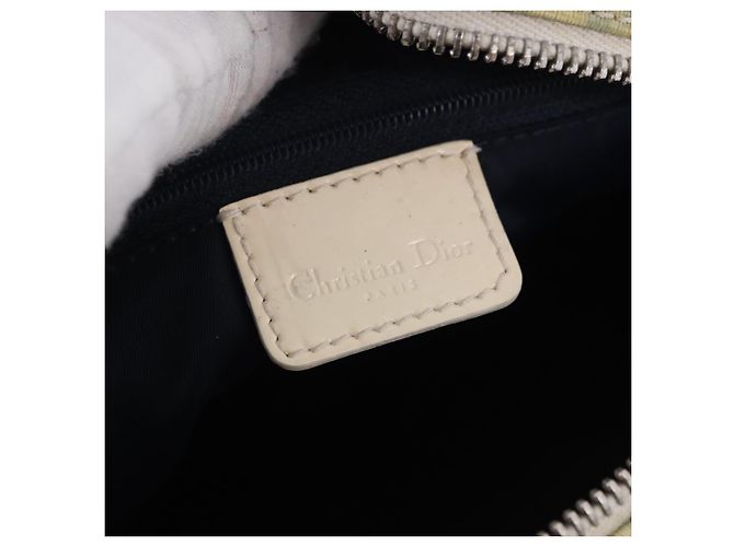 Sac à bandoulière Christian Dior Trotter Canvas PVC Bleu Clair Argent Auth BA14424 Argenté - vue 21