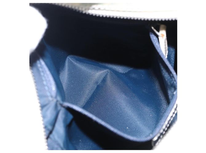 Sac à bandoulière Christian Dior Trotter Canvas PVC Bleu Clair Argent Auth BA14424 Argenté - vue 25