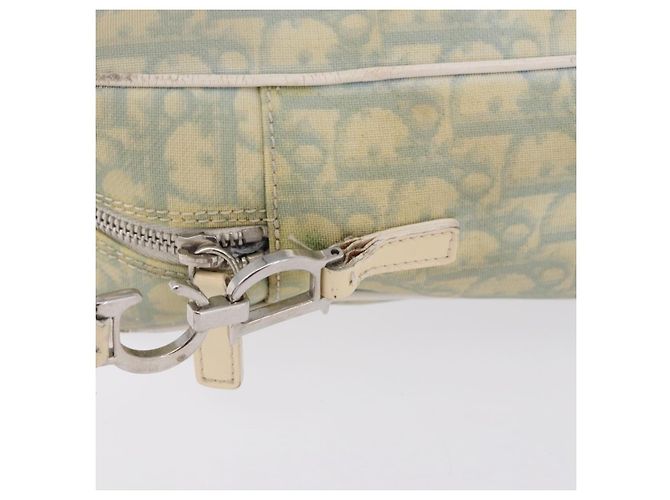 Sac à bandoulière Christian Dior Trotter Canvas PVC Bleu Clair Argent Auth BA14424 Argenté - vue 5