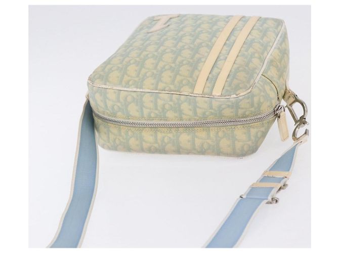 Sac à bandoulière Christian Dior Trotter Canvas PVC Bleu Clair Argent Auth BA14424 Argenté - vue 7