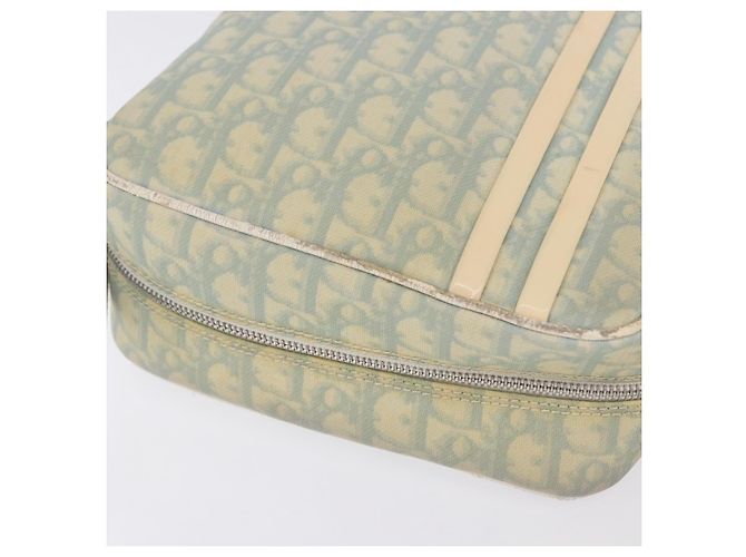 Sac à bandoulière Christian Dior Trotter Canvas PVC Bleu Clair Argent Auth BA14424 Argenté - vue 8