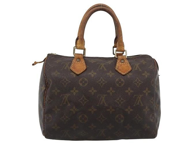 LOUIS VUITTON Borsa Monogram Speedy 25 M41528 LV Auth 190071 Monogramma - vista 2