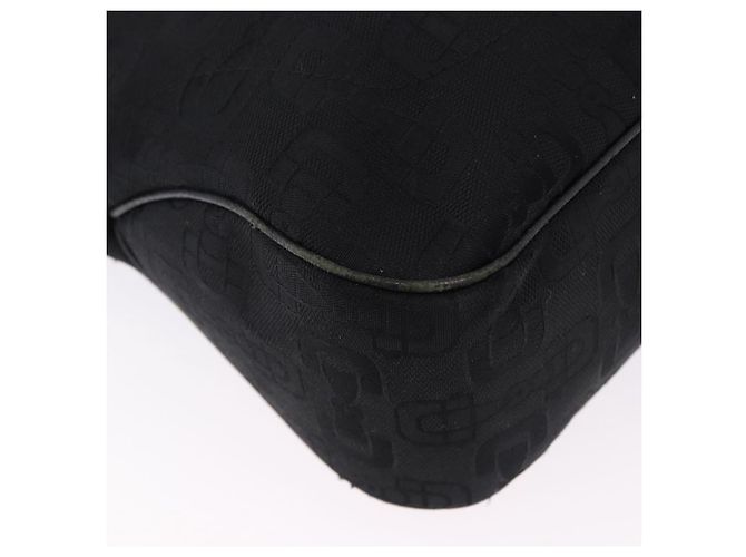 Borsa GUCCI Jackie in tela nera e oro 145818 Auth BA14468A Nero D'oro - vista 15