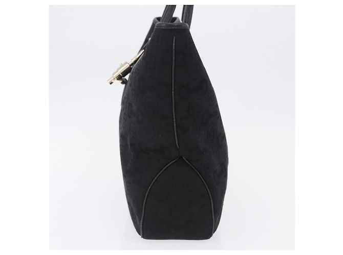 Borsa GUCCI Jackie in tela nera e oro 145818 Auth BA14468A Nero D'oro - vista 3