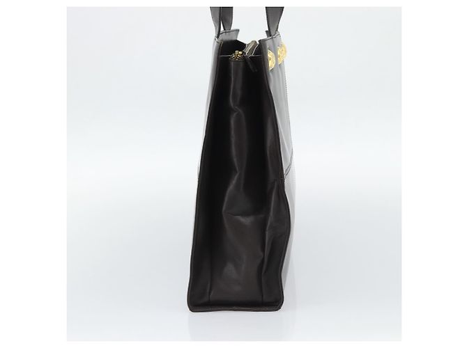 Borsa Tote Salvatore Ferragamo in pelle marrone e oro Auth ar14058 D'oro - vista 3