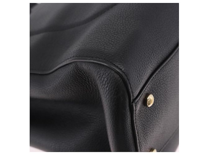 Borsa Tote CHANEL Neo Executive in pelle caviar 2way Nero Oro CC Auth yk20629SAM D'oro - vista 10