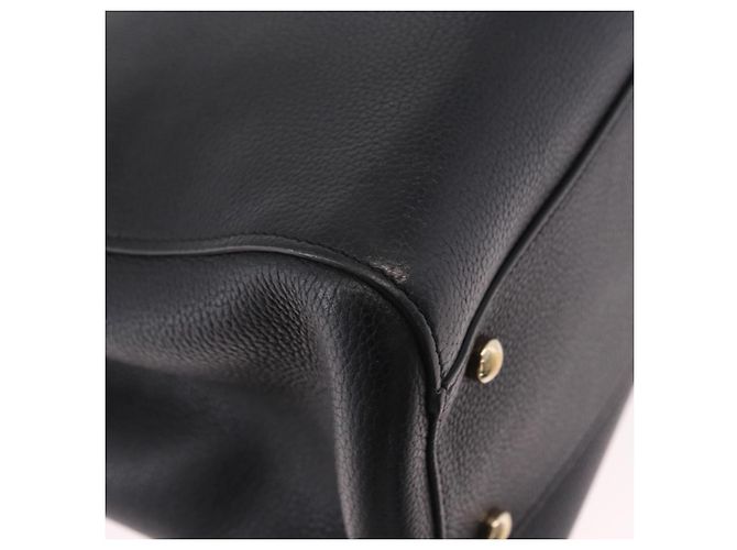 Borsa Tote CHANEL Neo Executive in pelle caviar 2way Nero Oro CC Auth yk20629SAM D'oro - vista 16