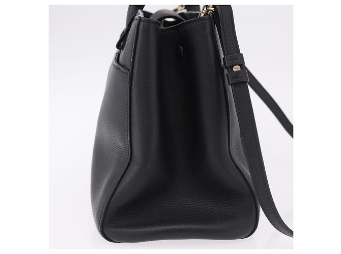 Borsa Tote CHANEL Neo Executive in pelle caviar 2way Nero Oro CC Auth yk20629SAM D'oro - vista 4