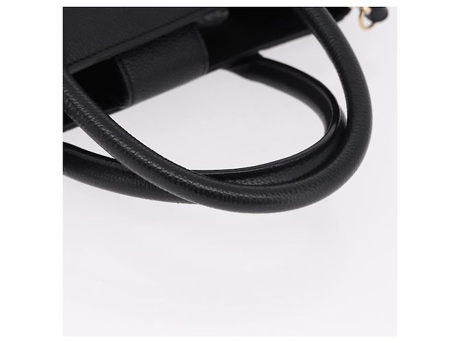 Borsa Tote CHANEL Neo Executive in pelle caviar 2way Nero Oro CC Auth yk20629SAM D'oro - vista 7