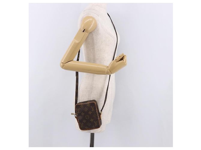 LOUIS VUITTON Borsa a tracolla Monogram Mini Danube M45268 LV Auth 190899 Monogramma - vista 20