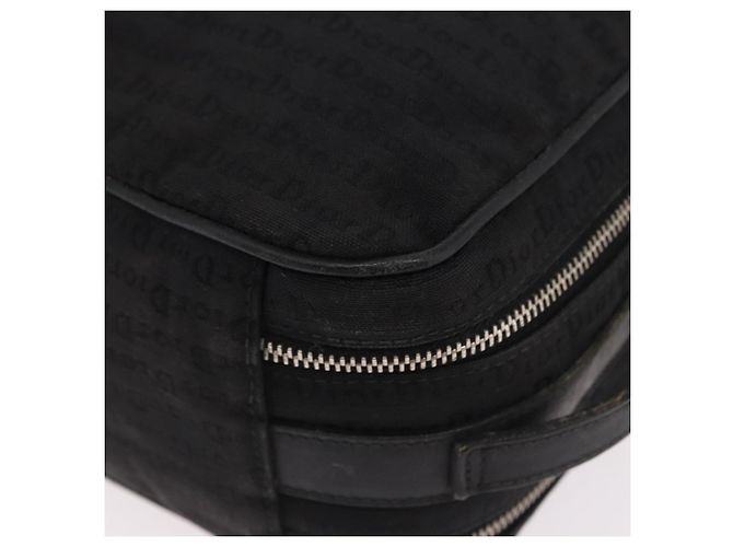 Christian Dior Clutch Bag Canvas Schwarz Silber Auth bs36170 - Ansicht 16