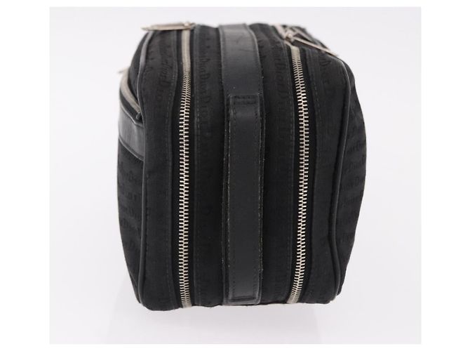 Christian Dior Clutch Bag Canvas Schwarz Silber Auth bs36170 - Ansicht 3