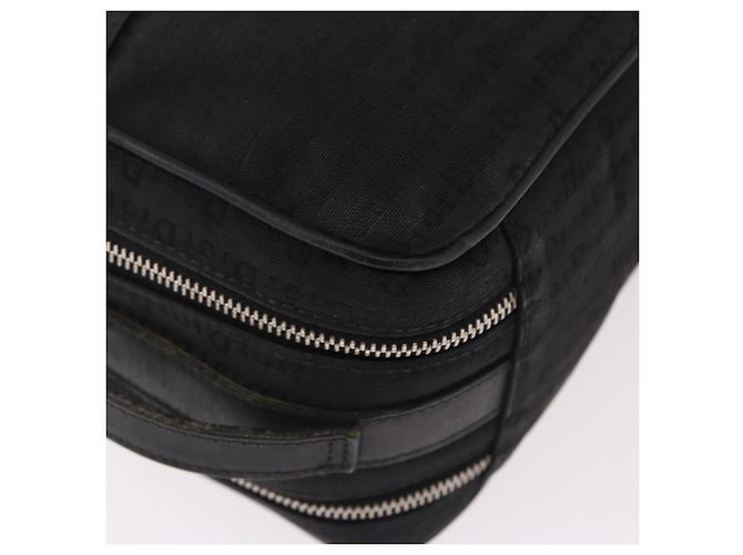 Christian Dior Clutch Bag Canvas Schwarz Silber Auth bs36170 - Ansicht 7