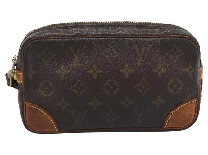 LOUIS VUITTON Monogram Marly Dragonne PM Clutch M51827 LV Auth bs36142 Monogramma - vista 13