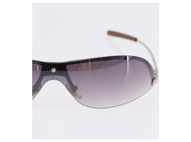 Occhiali da Sole GUCCI Metallo Plastica 3 Set Argento Marrone Auth SW2628 - vista 11