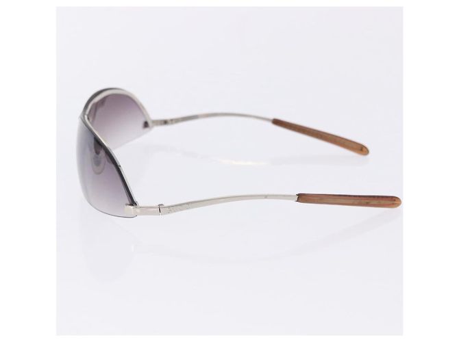 Occhiali da Sole GUCCI Metallo Plastica 3 Set Argento Marrone Auth SW2628 - vista 12