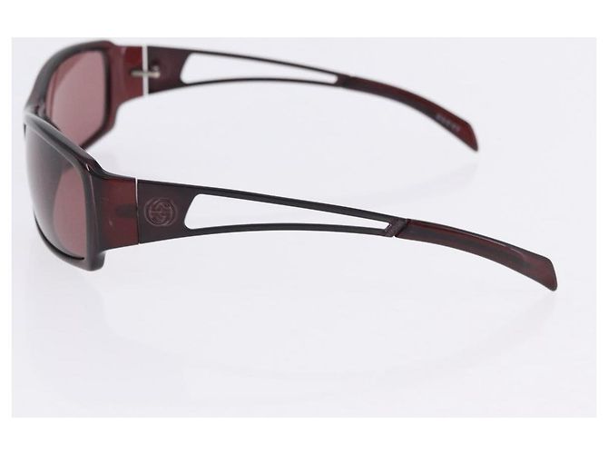 Occhiali da Sole GUCCI Metallo Plastica 3 Set Argento Marrone Auth SW2628 - vista 19
