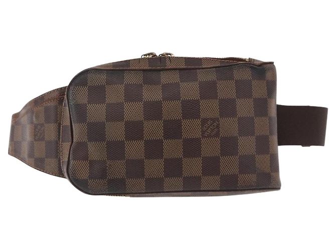 LOUIS VUITTON Borsa a tracolla Damier Ebene Geronimos N51994 LV Auth 191255 - vista 13