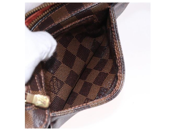 LOUIS VUITTON Borsa a tracolla Damier Ebene Geronimos N51994 LV Auth 191255 - vista 21