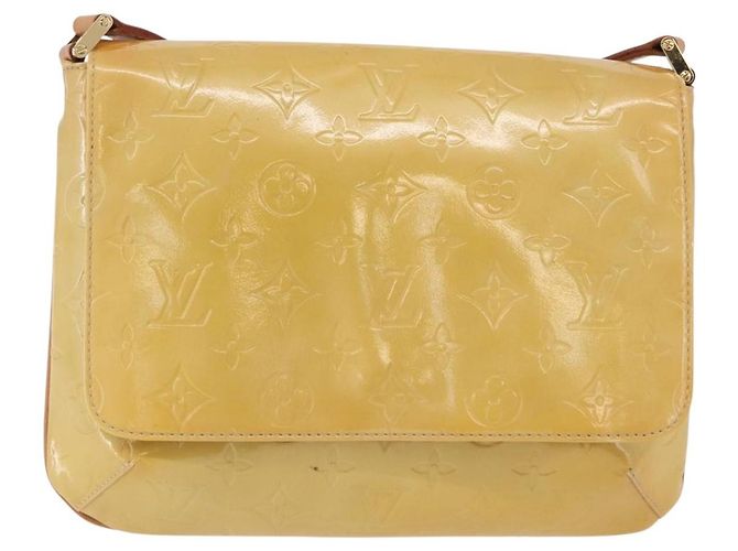 LOUIS VUITTON Monogram Vernis Thompson Street Bag Beige M91301 LV Auth 191759 - vista 13