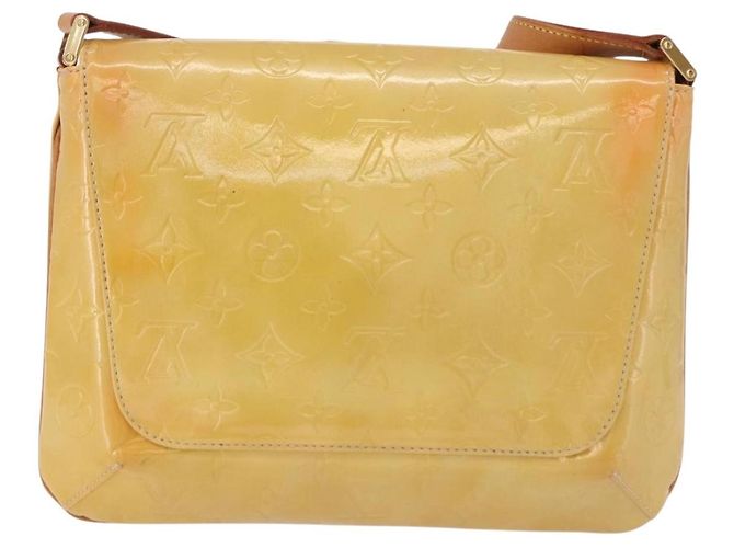 LOUIS VUITTON Monogram Vernis Thompson Street Bag Beige M91301 LV Auth 191759 - vista 2