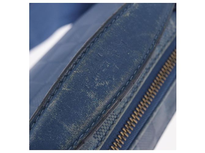 LOUIS VUITTON Borsa a tracolla Damier Infini Ambreil Neptune N41354 LV Auth 191781 Blu - vista 10