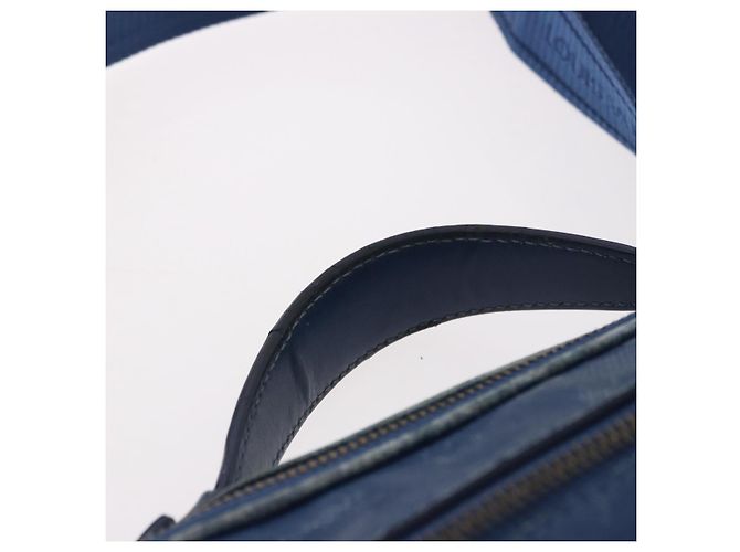 LOUIS VUITTON Borsa a tracolla Damier Infini Ambreil Neptune N41354 LV Auth 191781 Blu - vista 14
