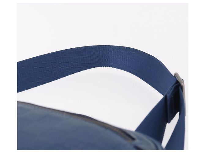 LOUIS VUITTON Borsa a tracolla Damier Infini Ambreil Neptune N41354 LV Auth 191781 Blu - vista 15