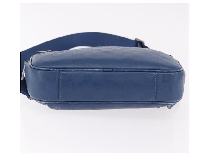 LOUIS VUITTON Borsa a tracolla Damier Infini Ambreil Neptune N41354 LV Auth 191781 Blu - vista 5