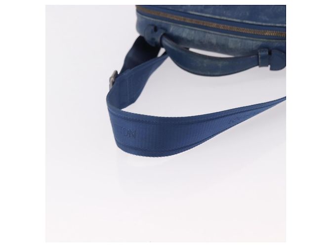 LOUIS VUITTON Borsa a tracolla Damier Infini Ambreil Neptune N41354 LV Auth 191781 Blu - vista 8