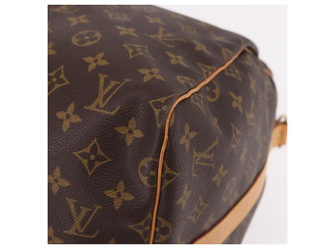 LOUIS VUITTON Monogram Keepall Bandouliere 55 Bolsa Boston M41414 LV Auth 191259A Monograma - vista 15