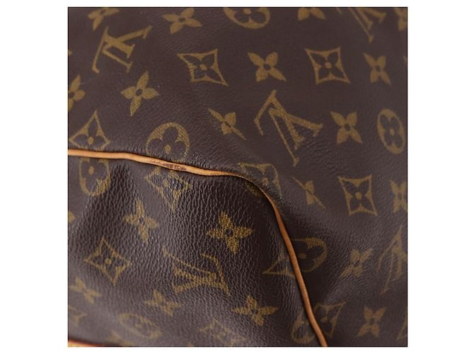 LOUIS VUITTON Monogram Keepall Bandouliere 55 Bolsa Boston M41414 LV Auth 191259A Monograma - vista 16