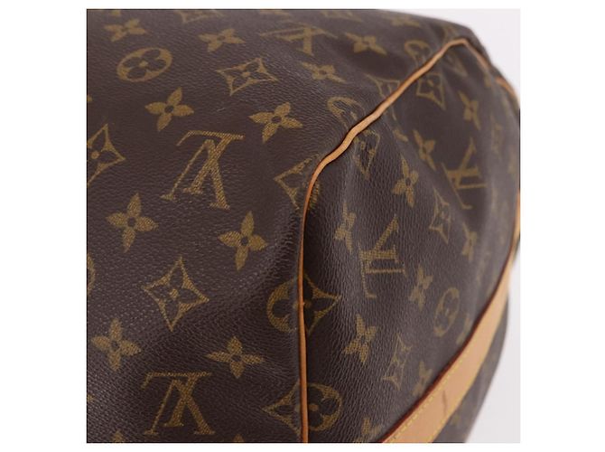LOUIS VUITTON Monogram Keepall Bandouliere 55 Bolsa Boston M41414 LV Auth 191259A Monograma - vista 17