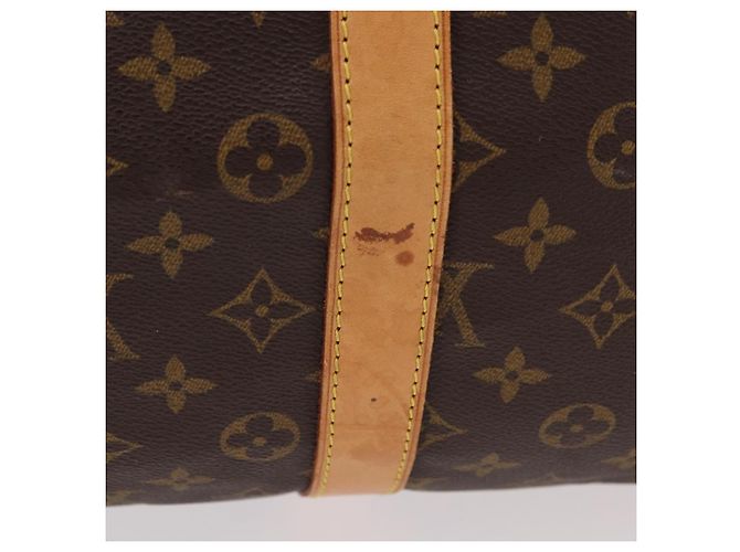 LOUIS VUITTON Monogram Keepall Bandouliere 55 Bolsa Boston M41414 LV Auth 191259A Monograma - vista 3
