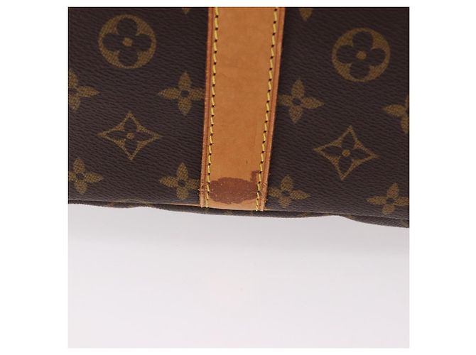 LOUIS VUITTON Monogram Keepall Bandouliere 55 Bolsa Boston M41414 LV Auth 191259A Monograma - vista 5