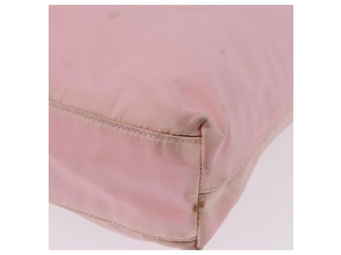 Borsa Tote PRADA Nylon 2way Rosa Argento Auth 192294 - vista 17