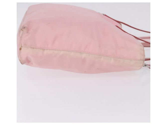 Borsa Tote PRADA Nylon 2way Rosa Argento Auth 192294 - vista 3