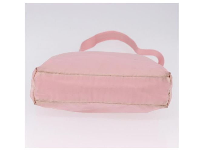 Borsa Tote PRADA Nylon 2way Rosa Argento Auth 192294 - vista 5