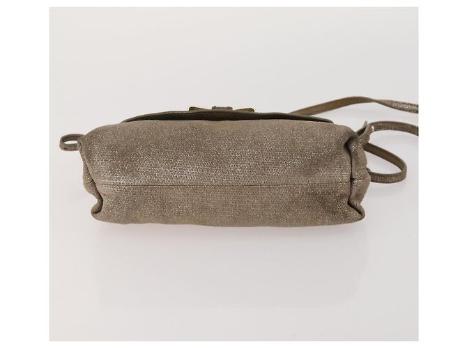 Borsa a tracolla BALLY Chloe Suede Leather 2way 2 Set Marrone Scuro Beige Auth ar13975 - vue 15