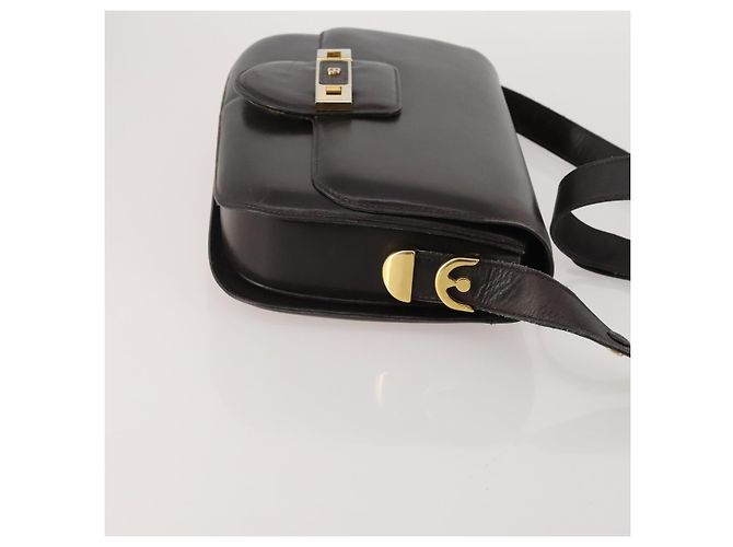 Borsa a tracolla BALLY Chloe Suede Leather 2way 2 Set Marrone Scuro Beige Auth ar13975 - vue 4