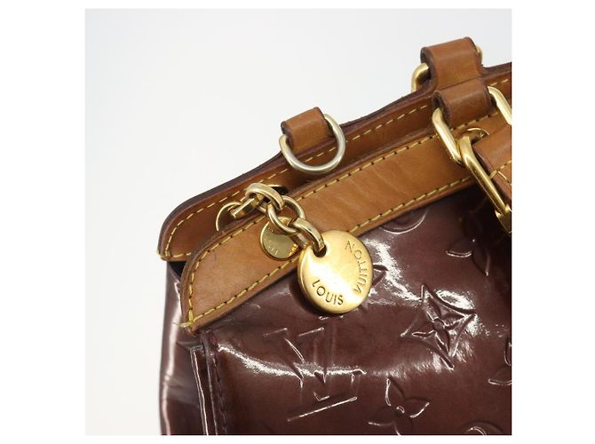 LOUIS VUITTON Monogram Vernis Blair MM Bag 2way Rouge Favist M91690 Auth 190705 - vista 10