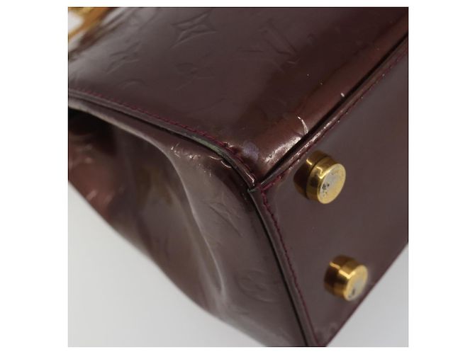 LOUIS VUITTON Monogram Vernis Blair MM Bag 2way Rouge Favist M91690 Auth 190705 - vista 16