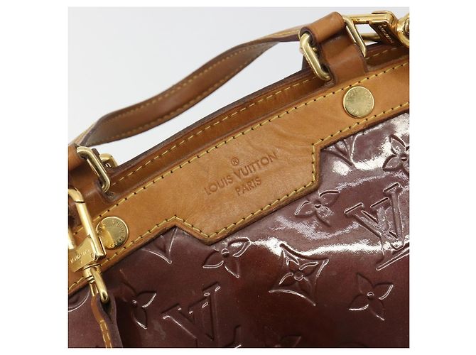 LOUIS VUITTON Monogram Vernis Blair MM Bag 2way Rouge Favist M91690 Auth 190705 - vista 20