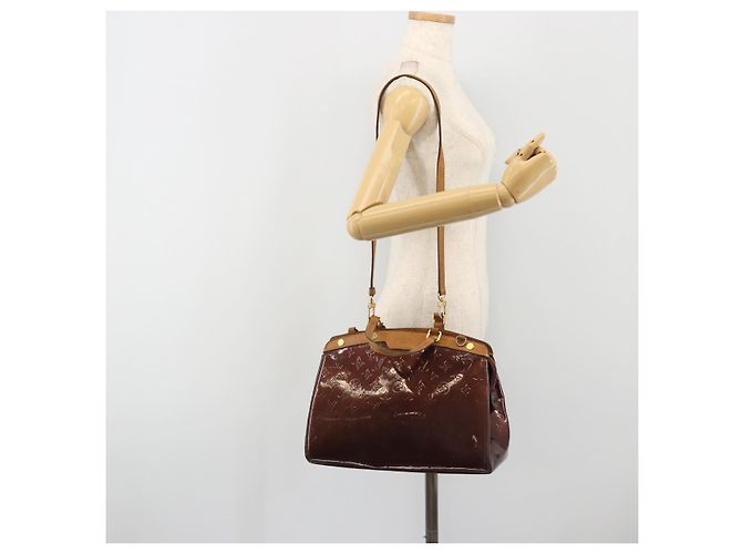 LOUIS VUITTON Monogram Vernis Blair MM Bag 2way Rouge Favist M91690 Auth 190705 - vista 27