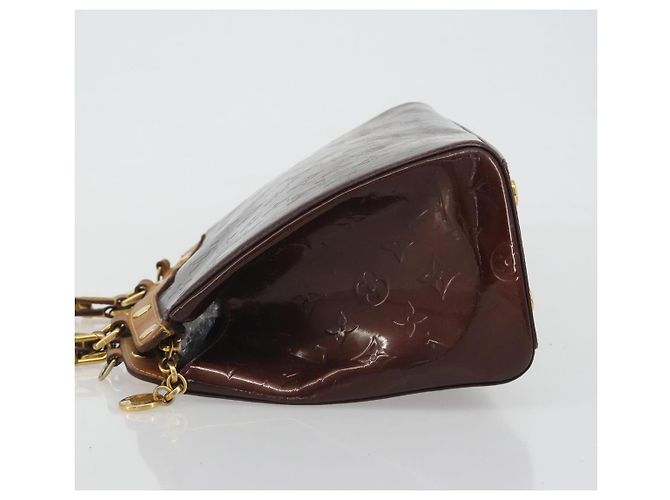 LOUIS VUITTON Monogram Vernis Blair MM Bag 2way Rouge Favist M91690 Auth 190705 - vista 4