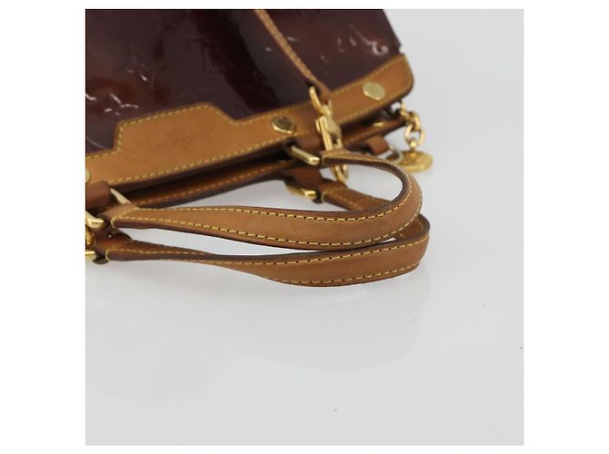 LOUIS VUITTON Monogram Vernis Blair MM Bag 2way Rouge Favist M91690 Auth 190705 - vista 7