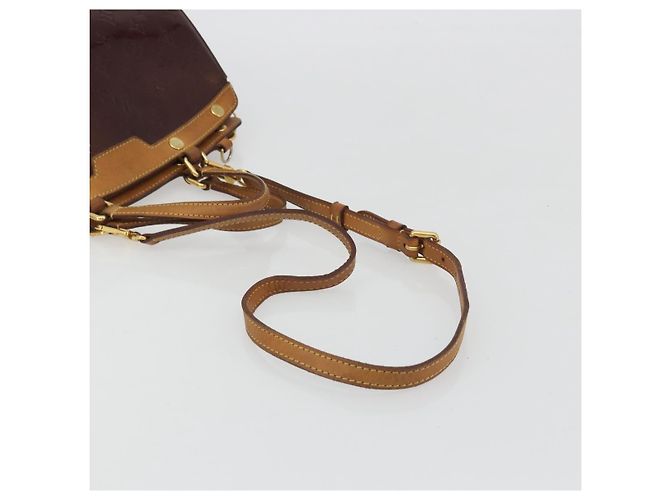 LOUIS VUITTON Monogram Vernis Blair MM Bag 2way Rouge Favist M91690 Auth 190705 - vista 8